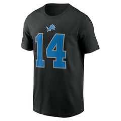 Amon-Ra St. Brown Detroit Lions Player Name & Number T-Shirt - Black cheap