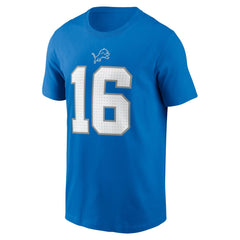Jared Goff Detroit Lions Name & Number T-Shirt - Blue sale