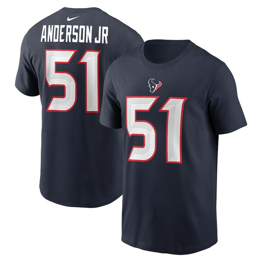 Will Anderson Jr. Houston Texans Player Name & Number T-Shirt - Navy sale