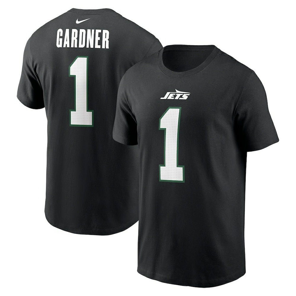 Ahmad Sauce Gardner New York Jets Name & Number T-Shirt - Black discount