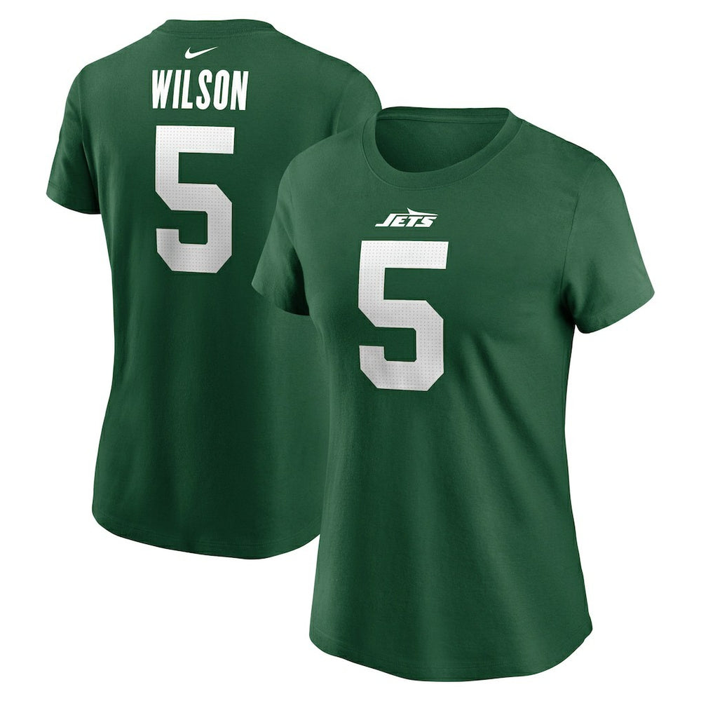 Garrett Wilson New York Jets Women's Player Name & Number T-Shirt - Green sale
