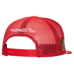 Chicago Bulls Roper Meshback Trucker Snapback Hat - Red cheap