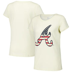 Atlanta Braves Women's Vintage T-Shirt Cream