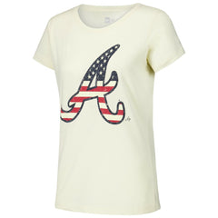 Atlanta Braves Women's Vintage T-Shirt Cream