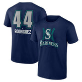 Julio Rodríguez Seattle Mariners Name & Number Fastball T-Shirt Navy