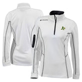Athletics Women's Omni-Wick Shotgun Quarter-Zip Pullover Top White