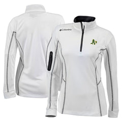 Athletics Women's Omni-Wick Shotgun Quarter-Zip Pullover Top White