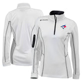 Toronto Blue Jays Women's Omni-Wick Shotgun Quarter-Zip Pullover Top White