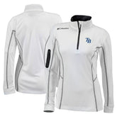 Tampa Bay Rays Women's Omni-Wick Shotgun Quarter-Zip Pullover Top White