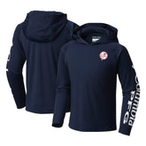 New York Yankees Youth Terminal Tackle Long Sleeve Hoodie T-Shirt Navy