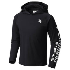 Chicago White Sox Youth Terminal Tackle Long Sleeve Hoodie T-Shirt Black