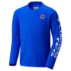 Chicago Cubs Youth Terminal Tackle Long Sleeve T-Shirt Royal