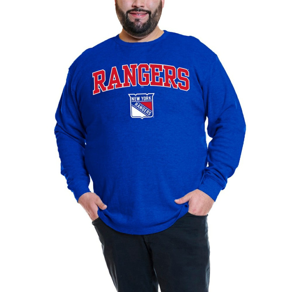 Artemi Panarin New York Rangers Profile Big & Tall Name & Number Thermal Pullover Sweatshirt - Royal Sweatshirts