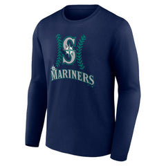 J.P. Crawford Seattle Mariners Name & Number Fastball Long Sleeve T-Shirt Navy