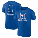 George Springer Toronto Blue Jays Name & Number Fastball T-Shirt Royal