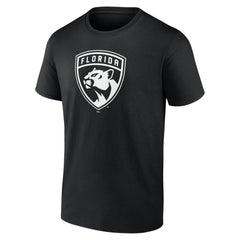 Florida Panthers Personalized Name & Number Monochrome T-Shirt - Black T-shirts