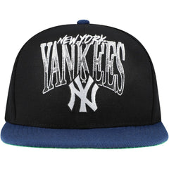 New York Yankees Rise Up Snapback Hat Black