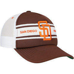 San Diego Padres Sideline Trucker Adjustable Hat Brown