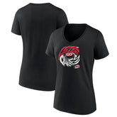 Carolina Hurricanes Women's Native V-Neck T-Shirt - Black T-shirts