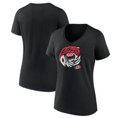 Carolina Hurricanes Women's Native V-Neck T-Shirt - Black T-shirts