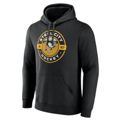 Pittsburgh Penguins Native Pullover Hoodie - Black Hoodies