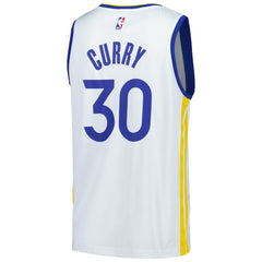 Stephen Curry Golden State Warriors Fast Break Replica Player Jersey sale - Association Editi- White online