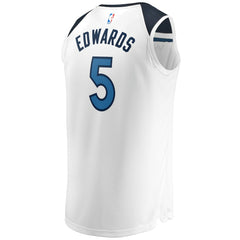 Anthony Edwards Minnesota Timberwolves Fast Break Replica Player Jersey - Association Edition - White for sale