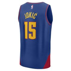 Nikola Jokic Denver Nuggets Youth Fast Break Replica Player Jersey sale - Statement Editi- Blue on sale