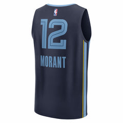 Ja Morant Memphis Grizzlies Youth Fast Break Replica Player Jersey - Icon Edition - Navy shop