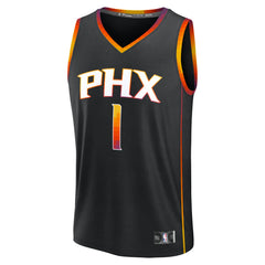 Devin Booker Phoenix Suns Youth Fast Break Replica Player Jersey - Statement Edition - Black cheap
