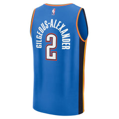 Shai Gilgeous-Alexander Oklahoma City Thunder Youth Fast Break Replica Player Jersey - Icon Edition - Blue cheap