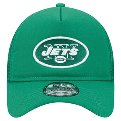 New York Jets New Era 9FORTY A-Frame Trucker Adjustable Hat - Green on sale