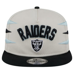 Las Vegas Raiders New Era Athletic Golfer Snapback Hat - Stone/Black sale