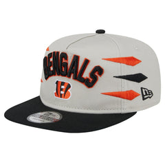 Cincinnati Bengals New Era Athletic Golfer Snapback Hat - Stone/Orange for sale