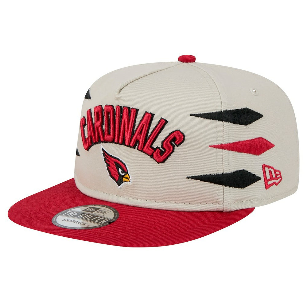 Arizona Cardinals New Era Athletic Golfer Snapback Hat - Stone/Cardinal cheap
