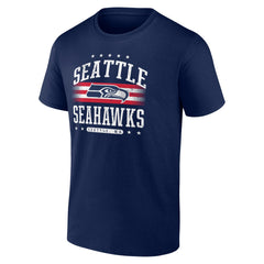 Seattle Seahawks Americana Team T-Shirt - College Navy on sale
