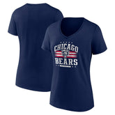 Chicago Bears Women's Americana Team V-Neck T-Shirt - Navy for sale