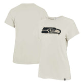 Seattle Seahawks '47 Women's Panthera Frankie T-Shirt - Cream for sale