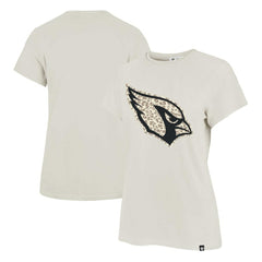 Arizona Cardinals '47 Women's Panthera Frankie T-Shirt - Cream outlet