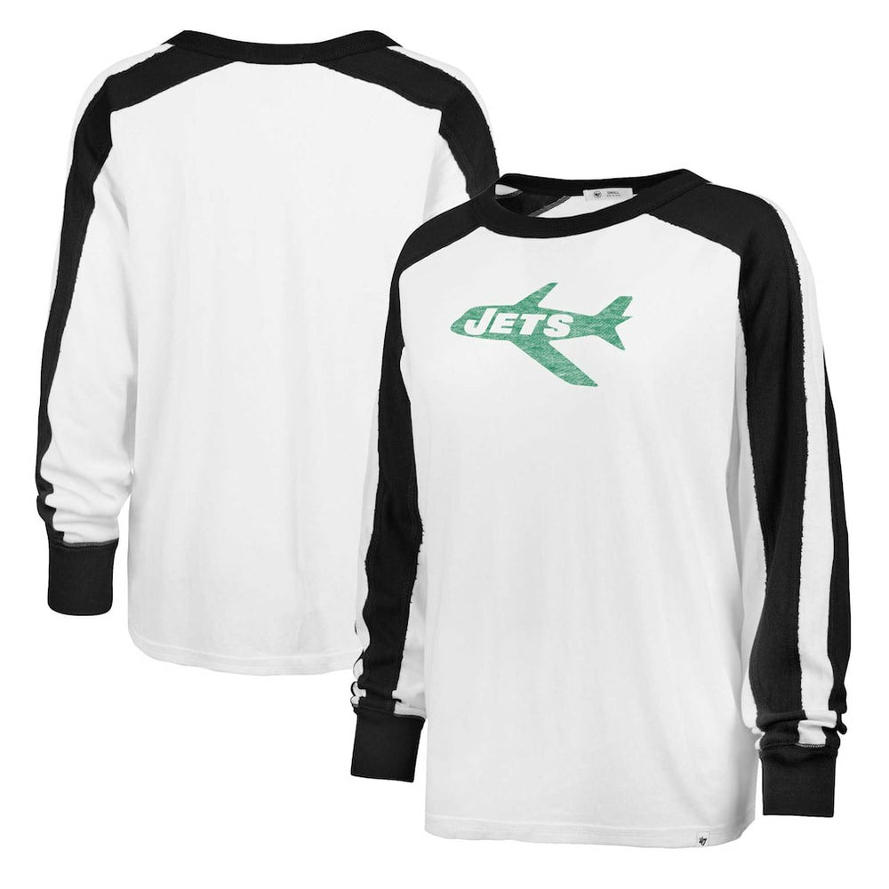 New York Jets '47 Women's Premier Caribou Long Sleeve T-Shirt - White for sale