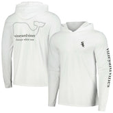 Chicago White Sox Vineyard Vines Long Sleeve Hoodie T-Shirt White