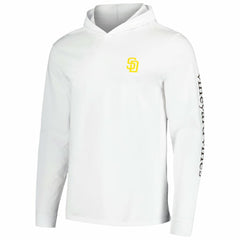 San Diego Padres Vineyard Vines Long Sleeve Hoodie T-Shirt White