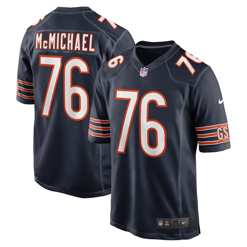 Steve McMichael Chicago Bears Retired Player Game Jersey - Navy cheap