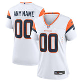 Denver Broncos Women's Mile High Collection Custom Game Jersey - White discount