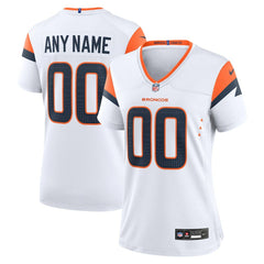 Denver Broncos Women's Mile High Collection Custom Game Jersey - White discount