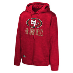 San Francisco 49ers Streak Fleece Pullover Hoodie - Scarlet for sale