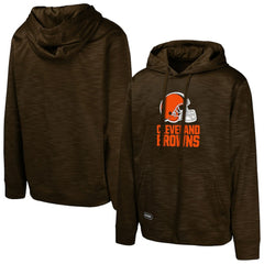 Cleveland Browns Streak Fleece Pullover Hoodie - Brown online
