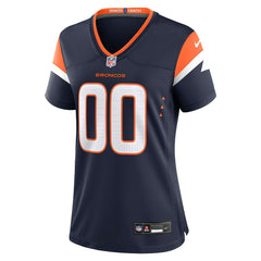 Denver Broncos Women's Alternate Mile High Collection Custom Game Jersey - Navy sale
