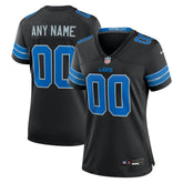 Detroit Lions Women's Alternate Custom Game Jersey - Black online