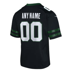 New York Jets Youth Alternate Custom Game Jersey - Black online